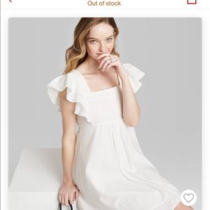 Cotton White Babydoll Dress